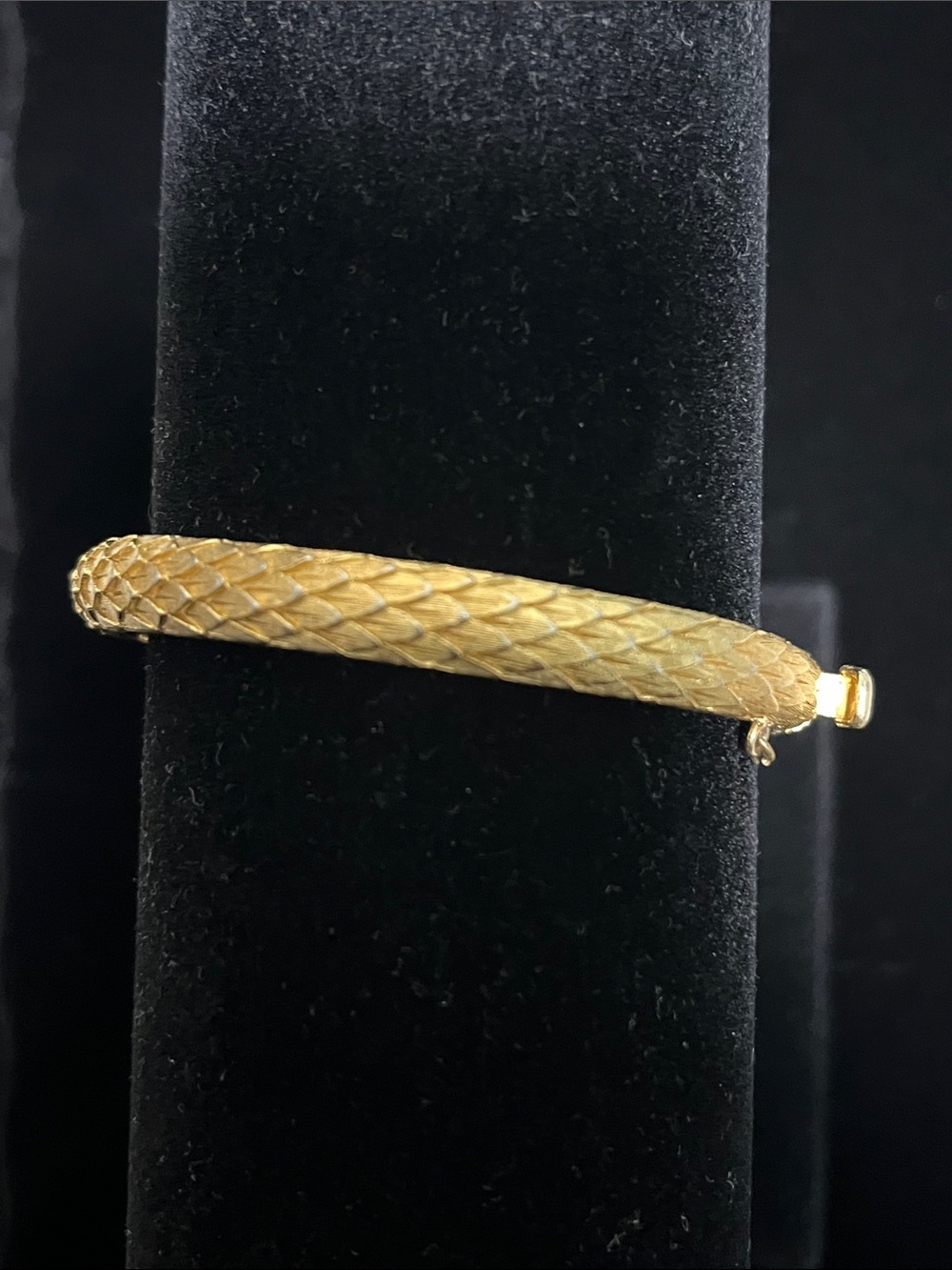 Crown Trifari Hinged Bracelet